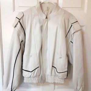 White Leather Jacket